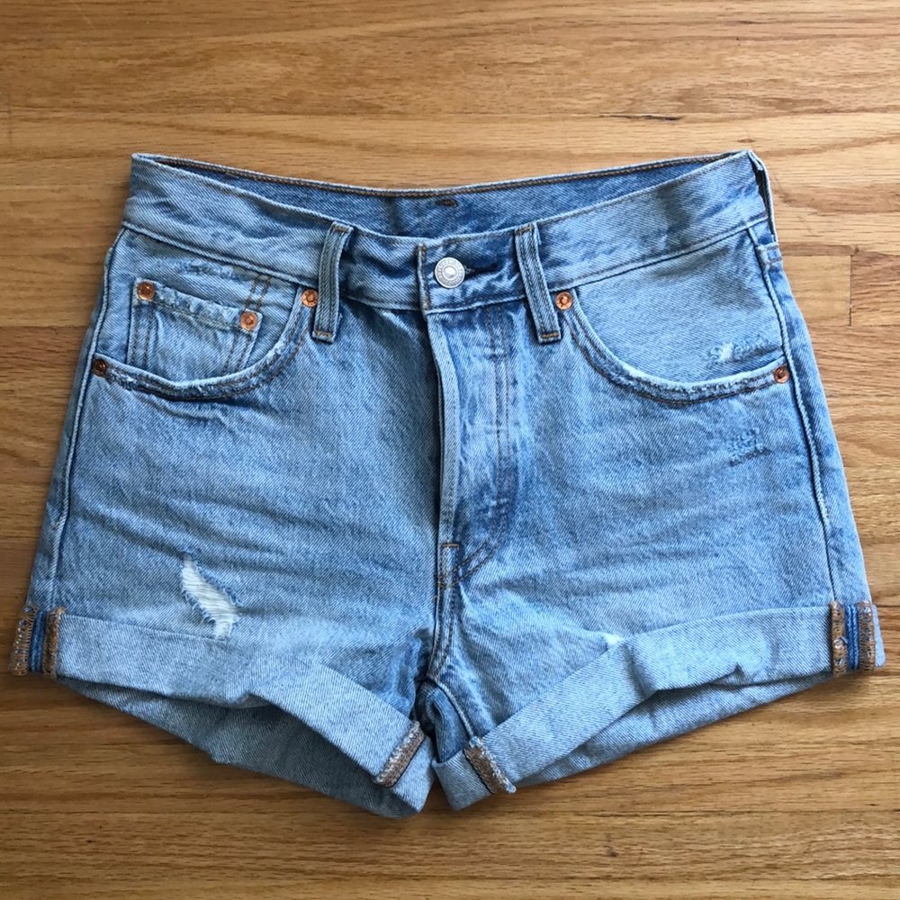 Levi’s 501 High-Rise Denim Shorts
